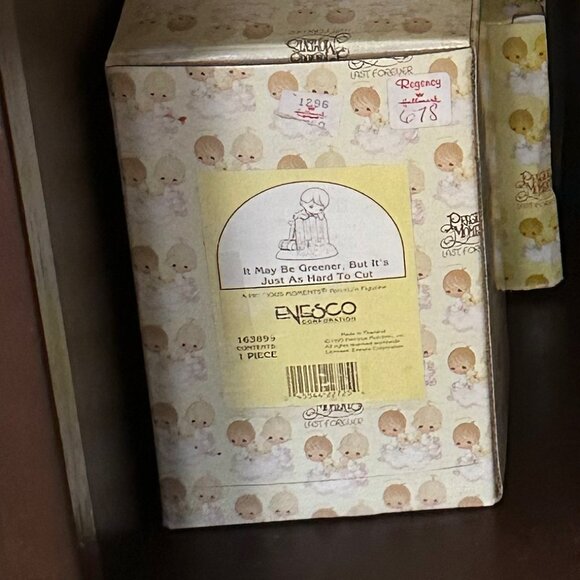 Precious Moments “It May Be Greener, But It’s Just As Hard To Cut” #163899, 1995 - Picture 11 of 11